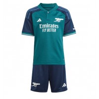 Camisa de time de futebol Arsenal Ben White #4 Replicas 3º Equipamento Infantil 2024-25 Manga Curta (+ Calças curtas)